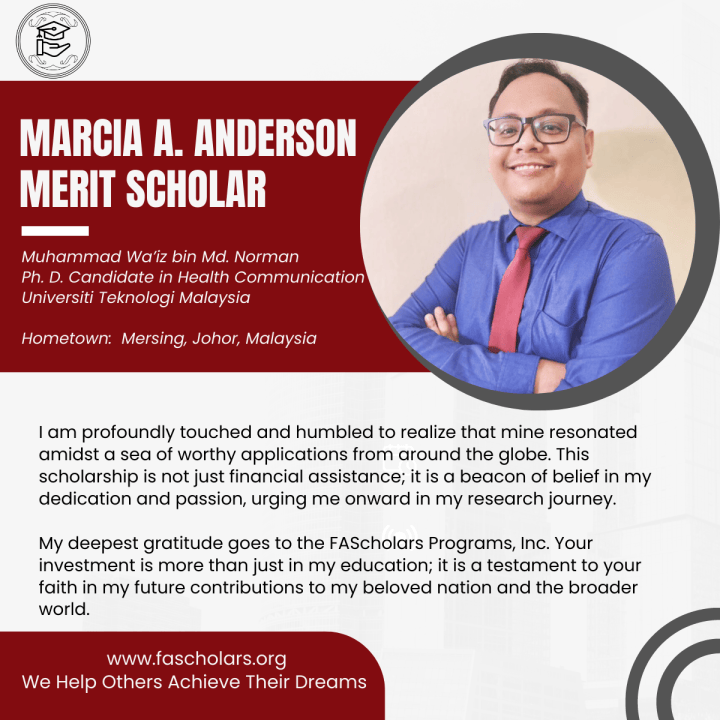 Marcia A. Anderson Merit Scholar Comment
