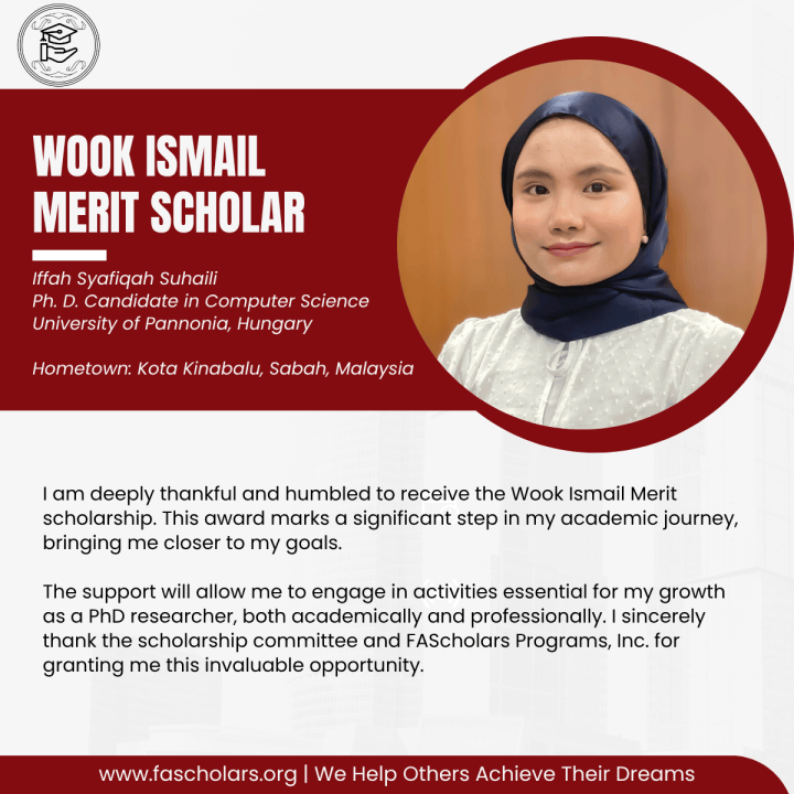 Wook Ismail Merit Scholar Comment