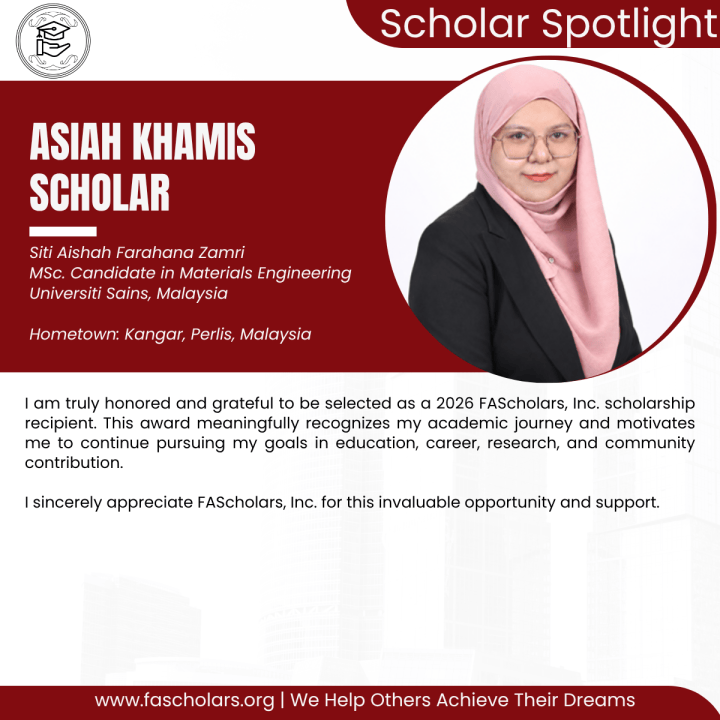 Asiah Khamis Scholar Siti Aishah Farahana Zamri Comment